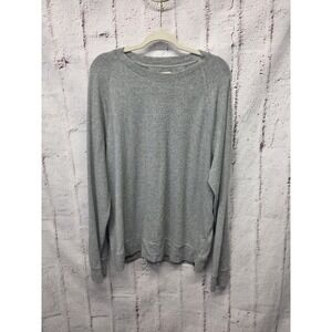 Faherty Sweatshirt Mens XL Gray Long‎ Sleeve Crew Pullover Sweater Casual